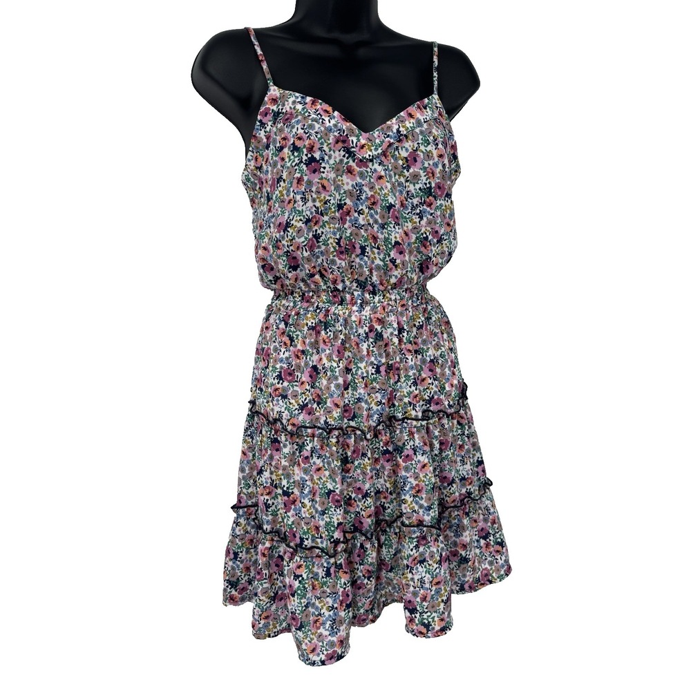 Jessica Simpson Tiered Mini Dress Fairy Cottagecore country coquette floral